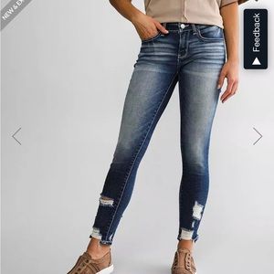 Buckle Black Jeans - Womens